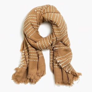 J. Crew Factory Dot Stripe Scarf